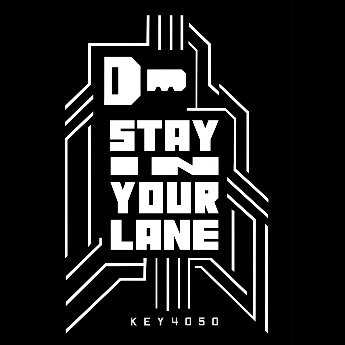 Key4050 Stay In Your Lane Tee