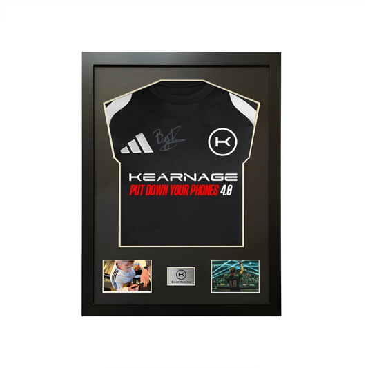 Bryan Kearney - Signed Put Down Your Phones 4.0 Belfast Jersey