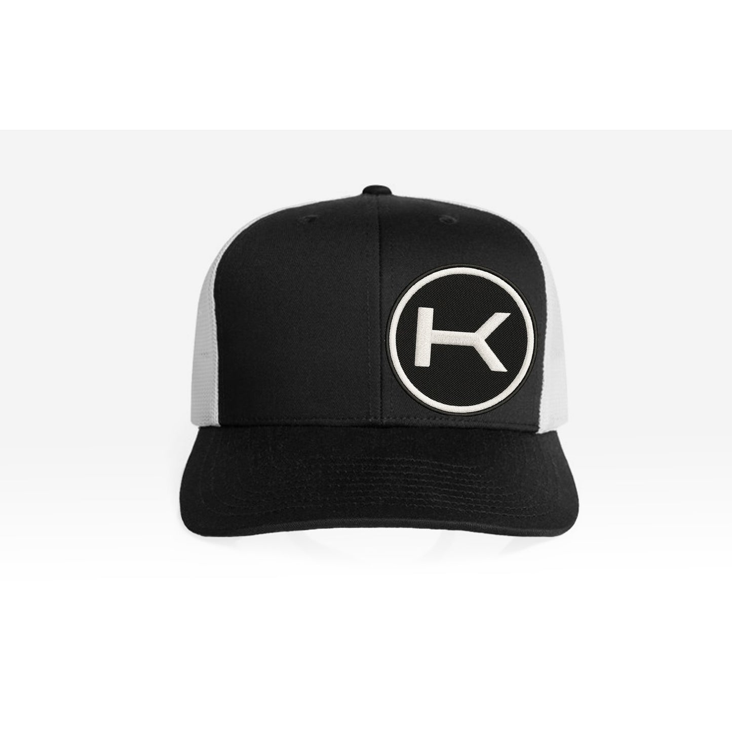 Kearnage Embroidered 'K' Duo Tone Trucker Cap (black/white)