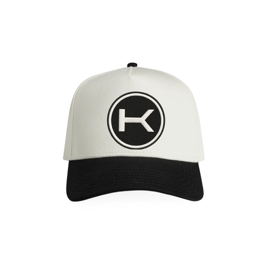 Kearnage Embroidered 'K' Duo Tone Frame Cap (off white/black)