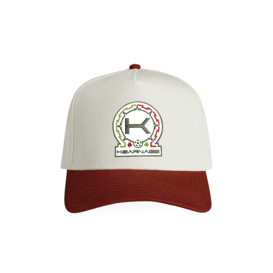 FC Kearnage Mexico Embroidered Duo Tone Frame Cap (off white/cardinal)
