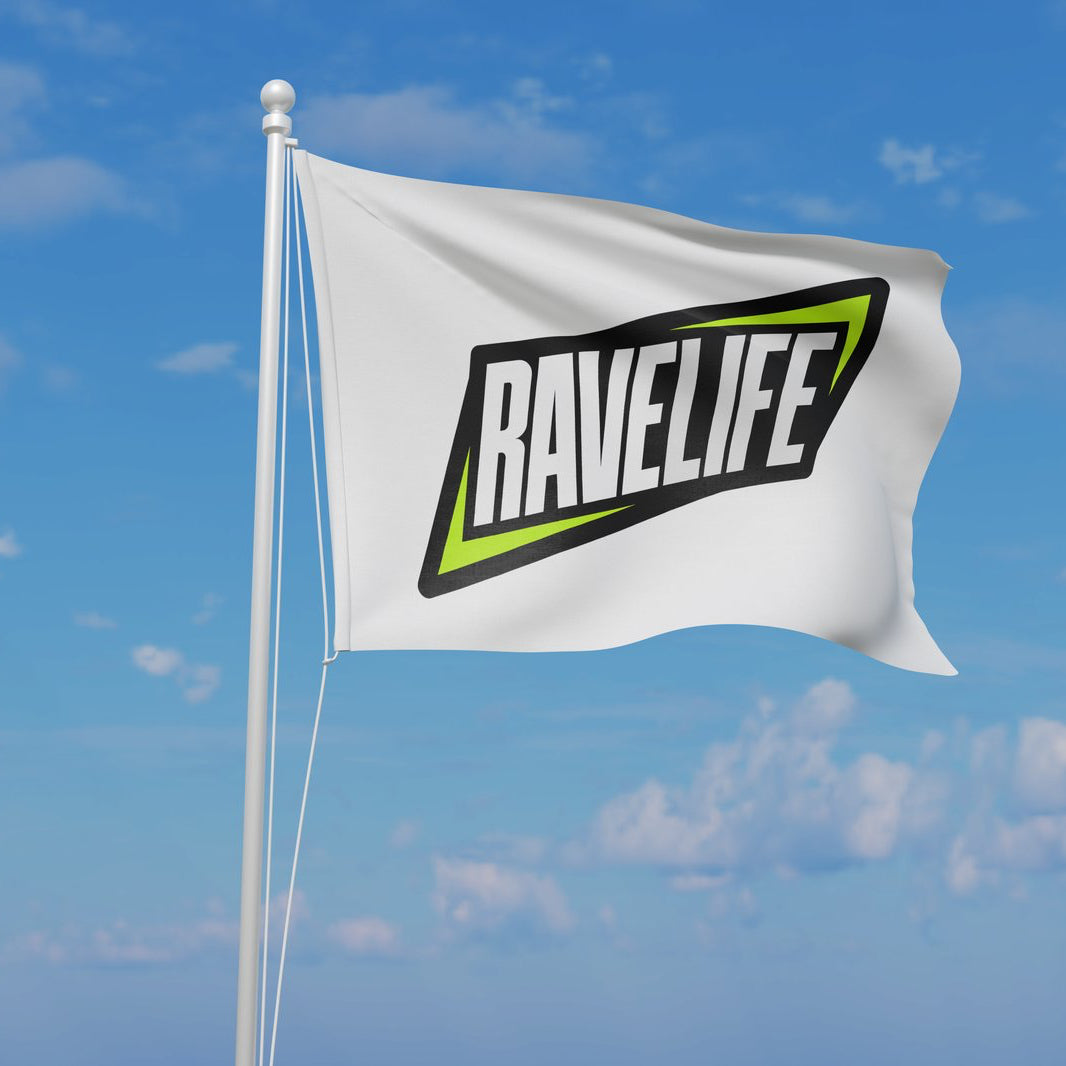 Ravelife Flag White – CLUB FC