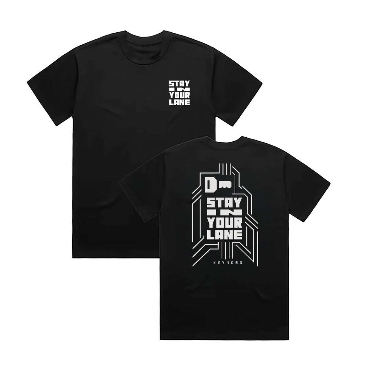 Key4050 Stay In Your Lane Tee