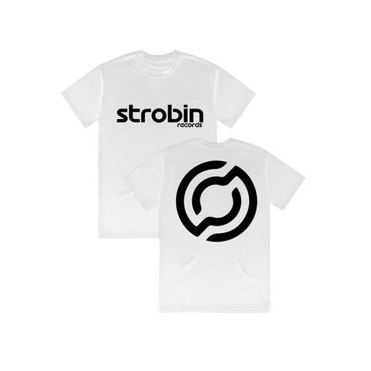 Strobin Records - Big Strobe Tee (White)