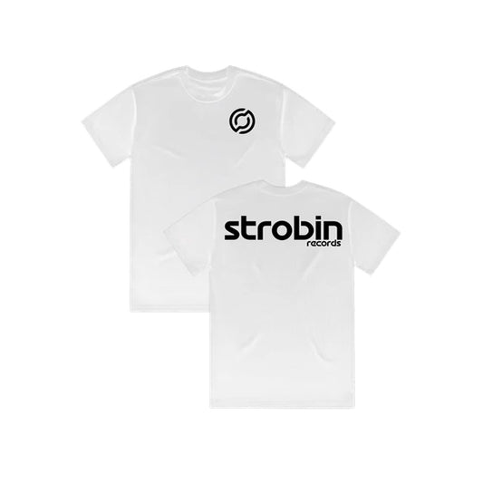 Strobin Records Tee (White)